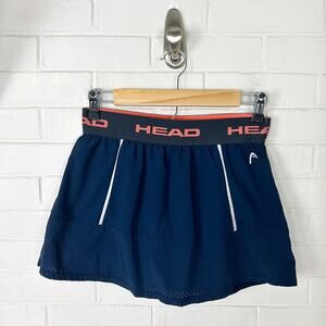 Head Navy Tennis Mini Skort Size S